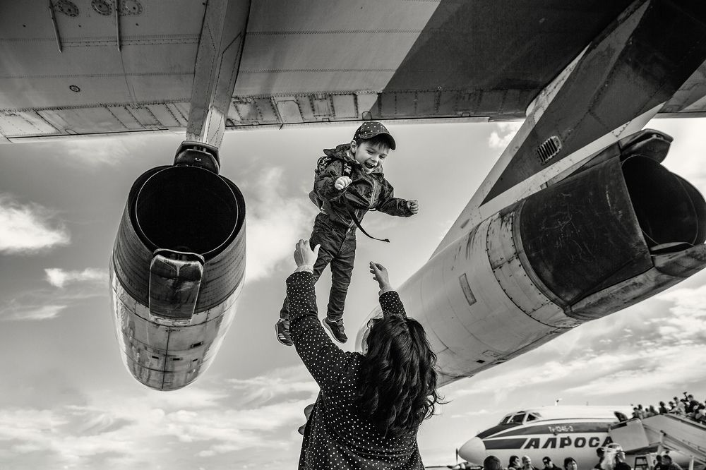 первый полет