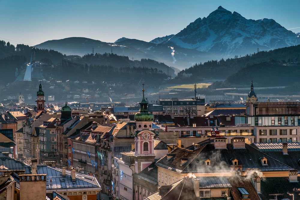 Панорамный вид на Инсбрук