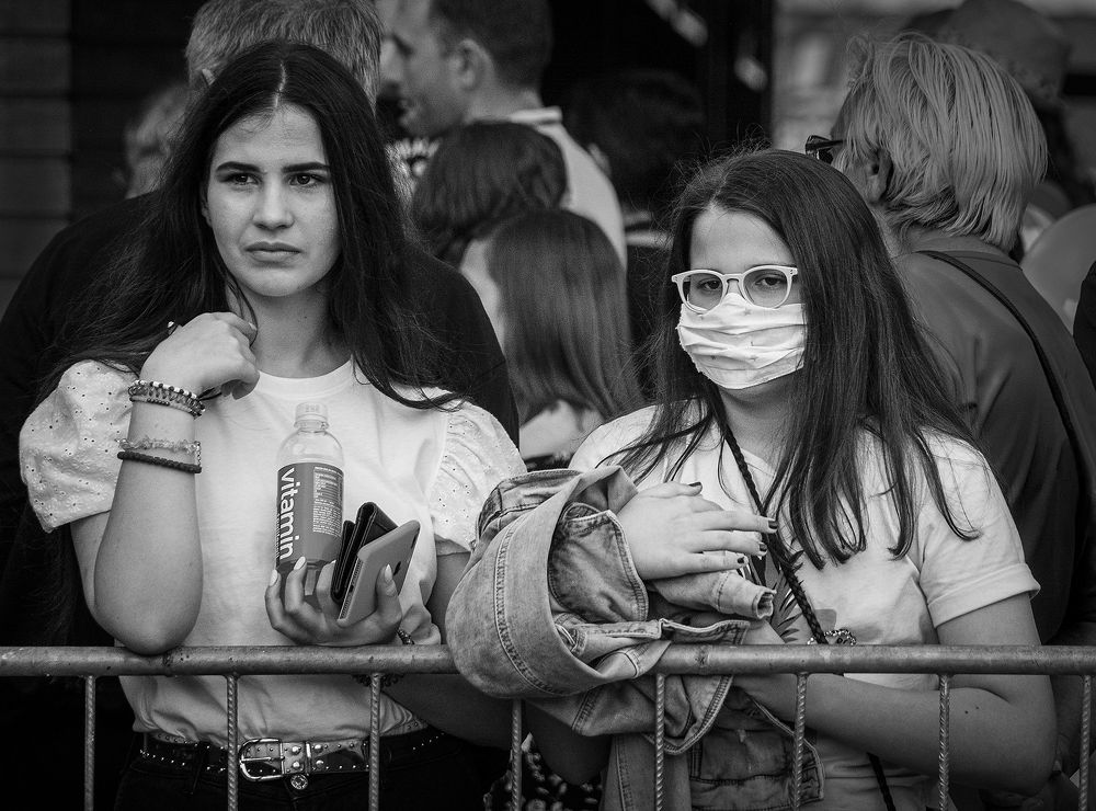 With or without a mask