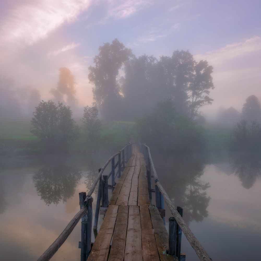 Утро на старом мостике