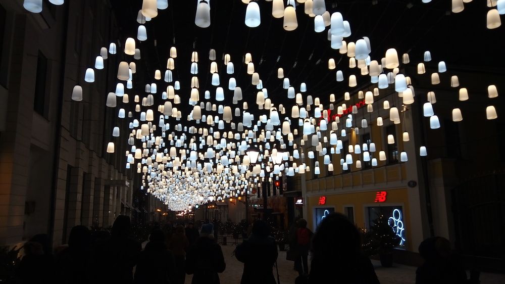 Стая фонариков. Flock of lanterns