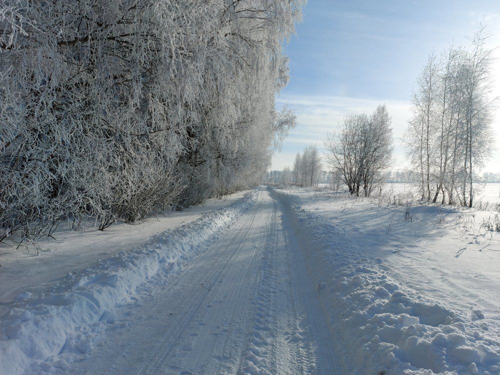 Солнечное февральское начало нового дня.