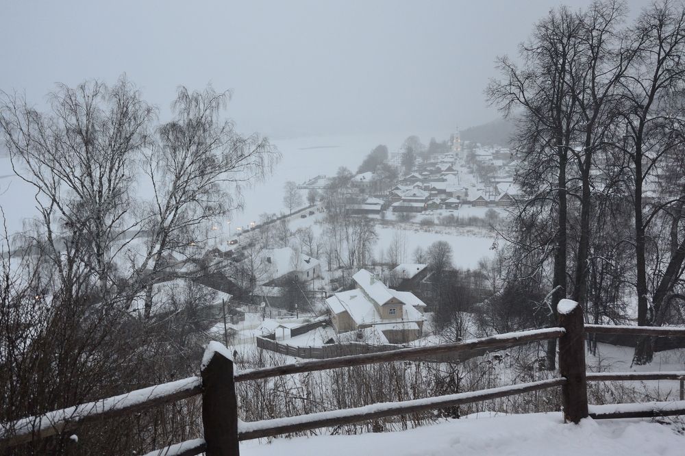 Зимние сумерки в Плёсе