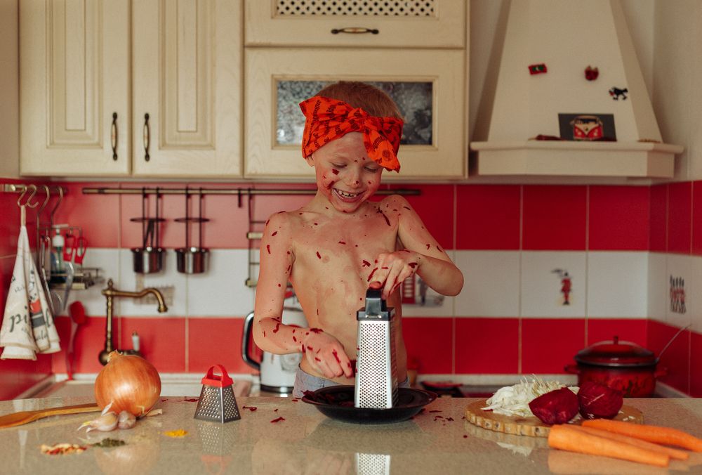 Мамин помощник.