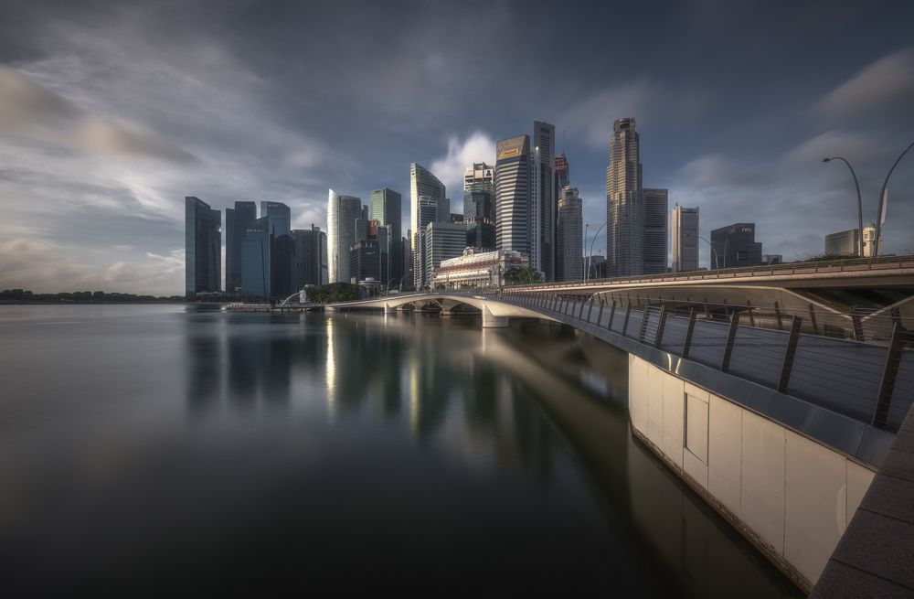 Singapore CBD Sunrise