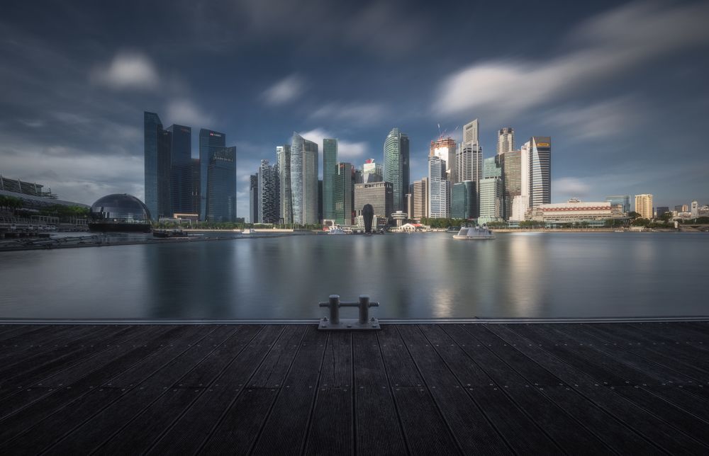 Singapore CBD Sunrise