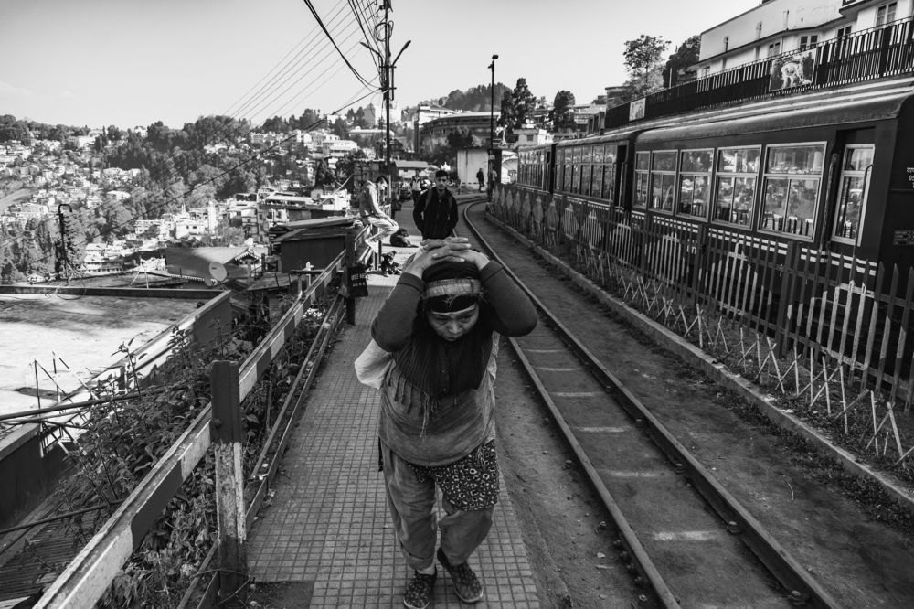 The street of Darjeeling...