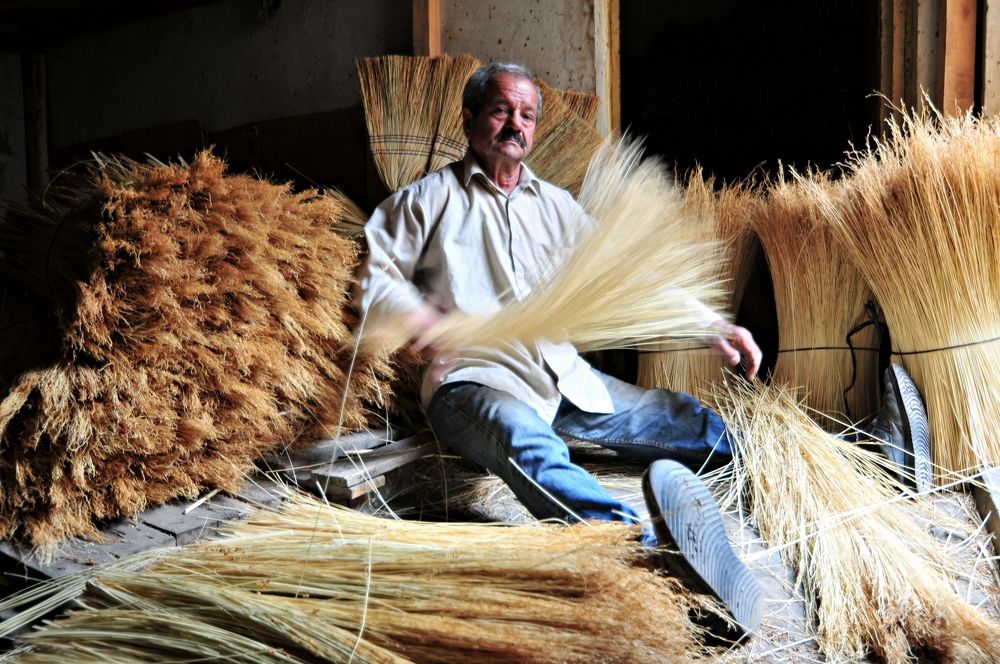 The broom maker...