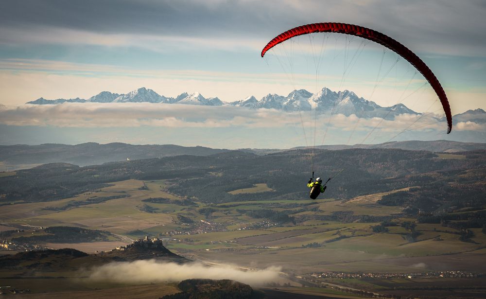 Flying above the Spiš region, Slovakia (2)