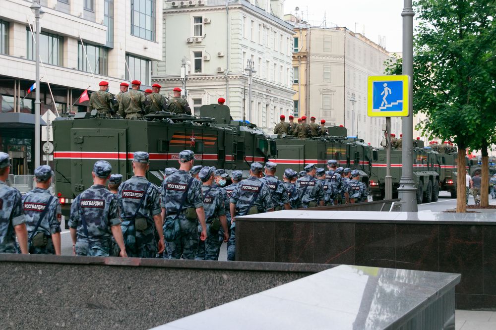 Репетиция Парада Победы. 2020 г, часть 2