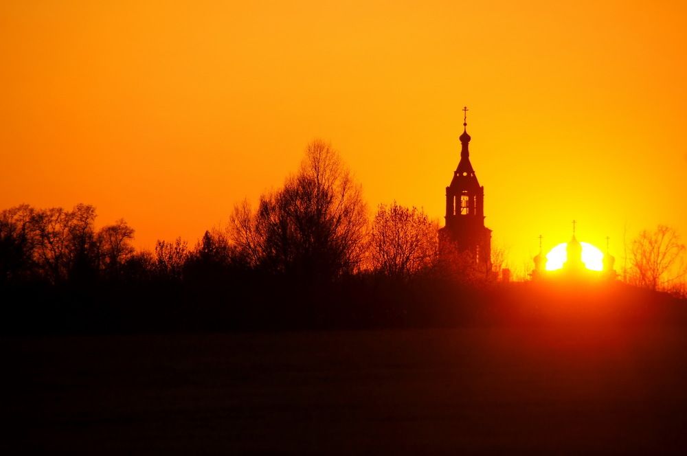 Закат на Кудыкиной горе