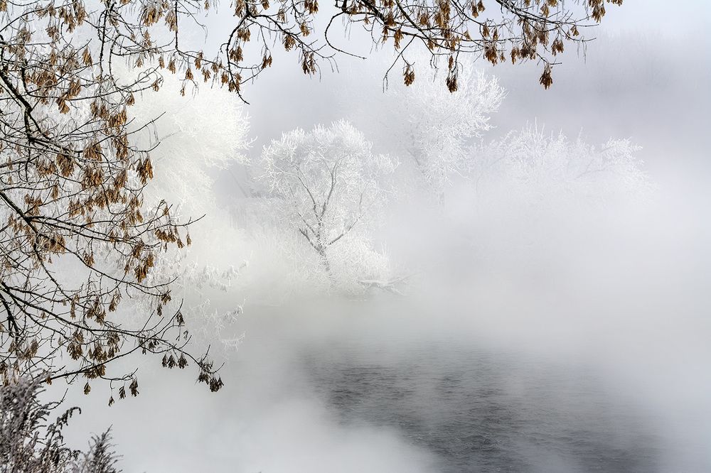 Морозное утро.