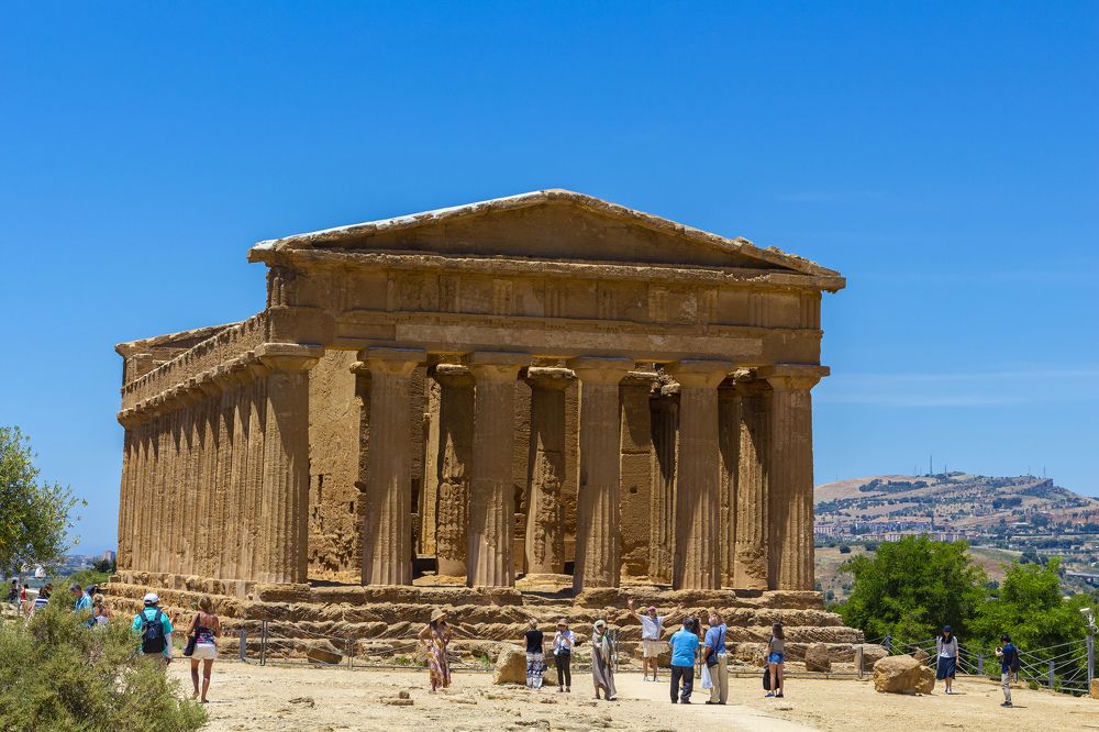 Templo griego Concordia. Agrigento