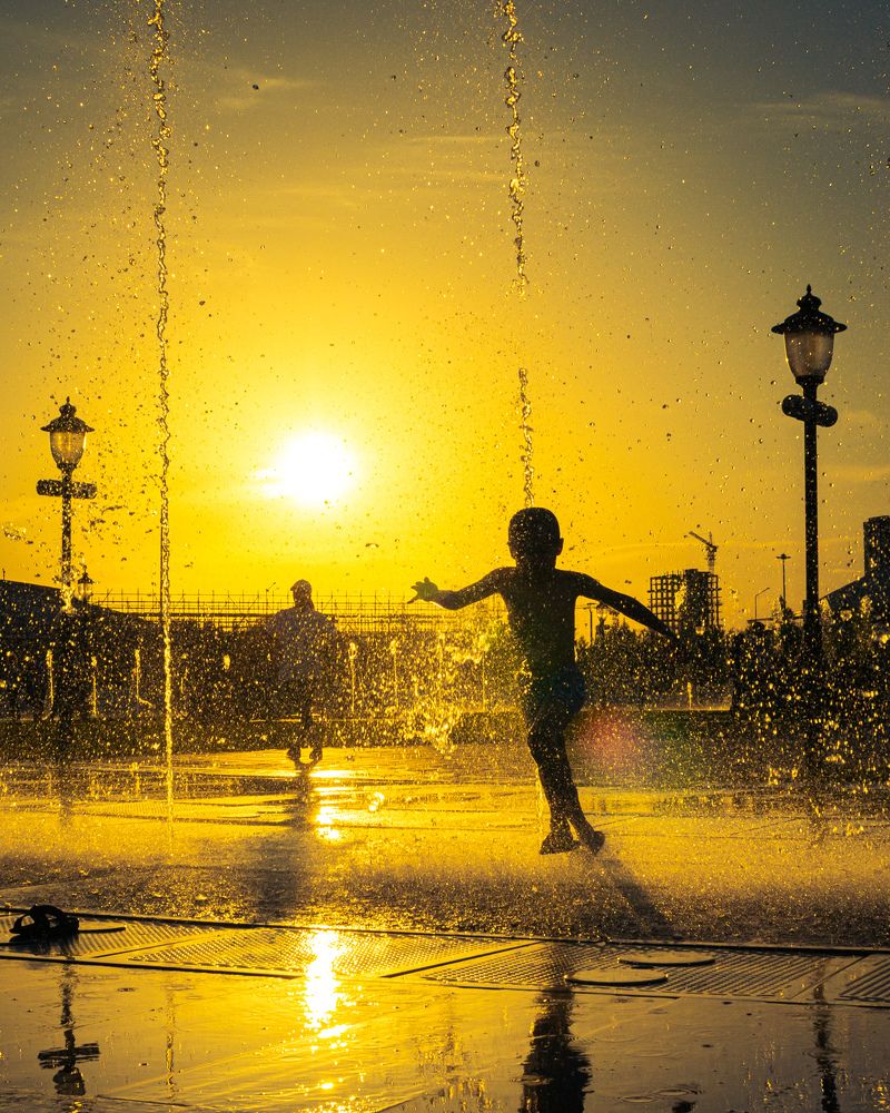 Сквозь капли заката