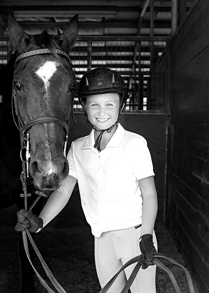 Happy with her results.