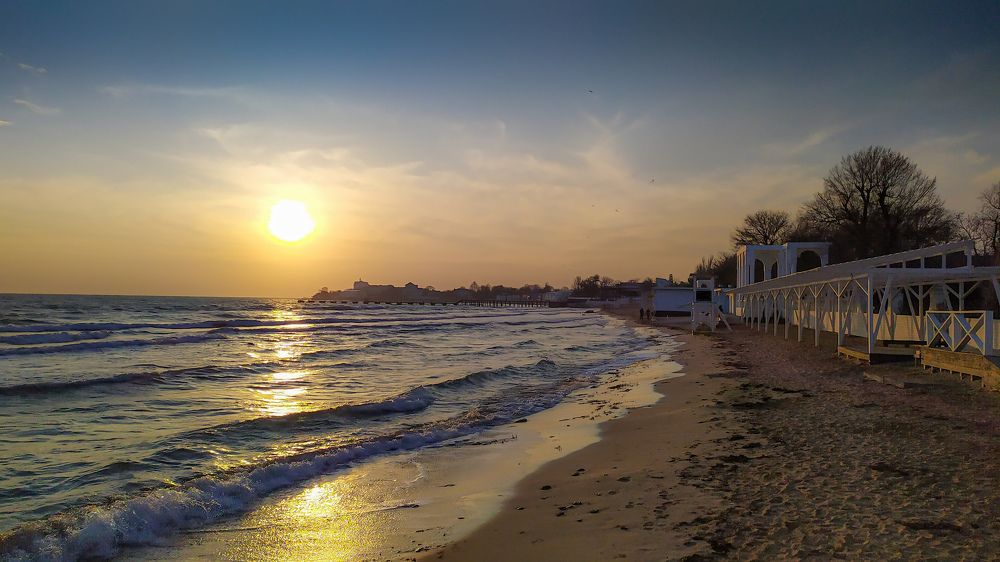 Закат в Евпатории