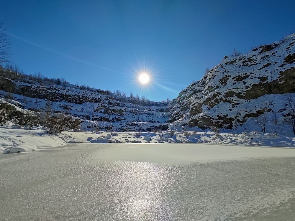 Утро на озере