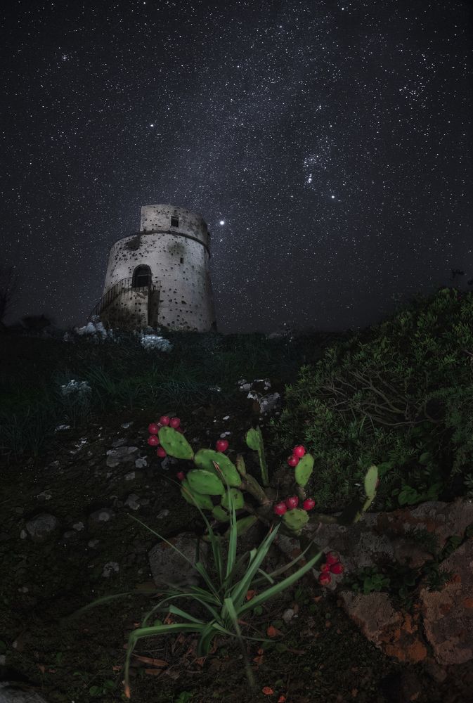 Starry night in Canai tower