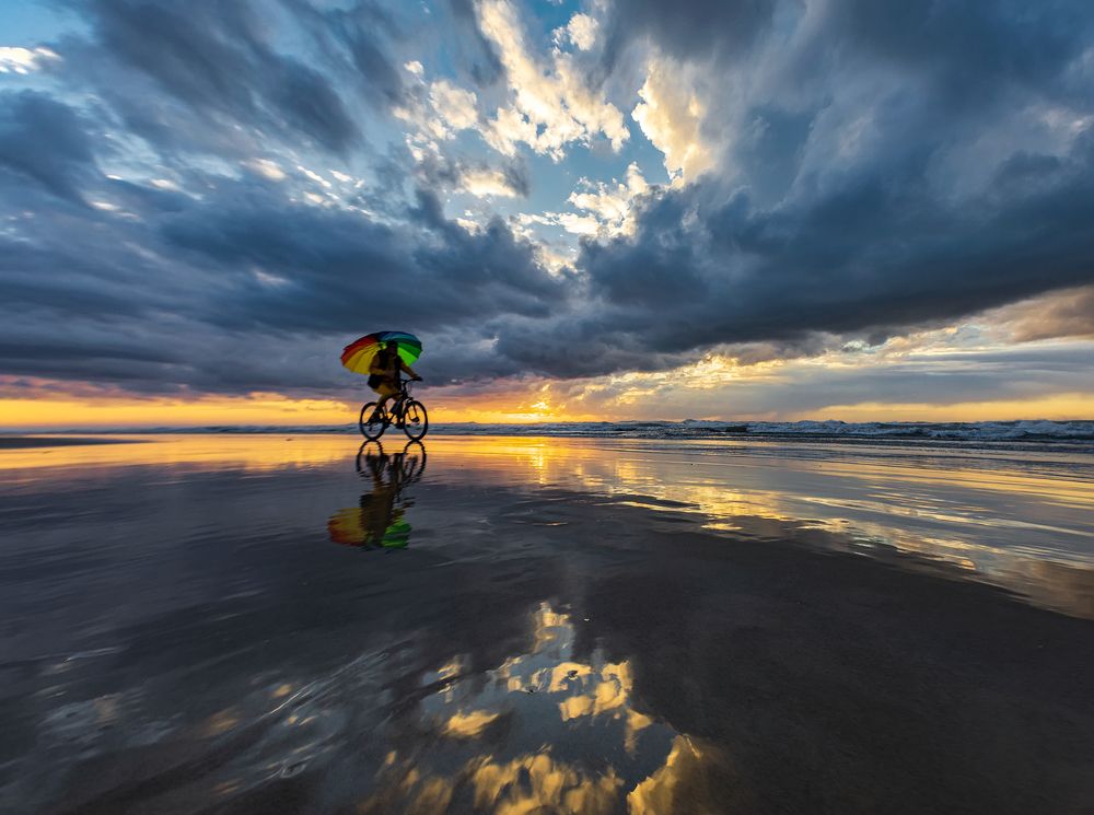 A moment of reflection with the cold weather