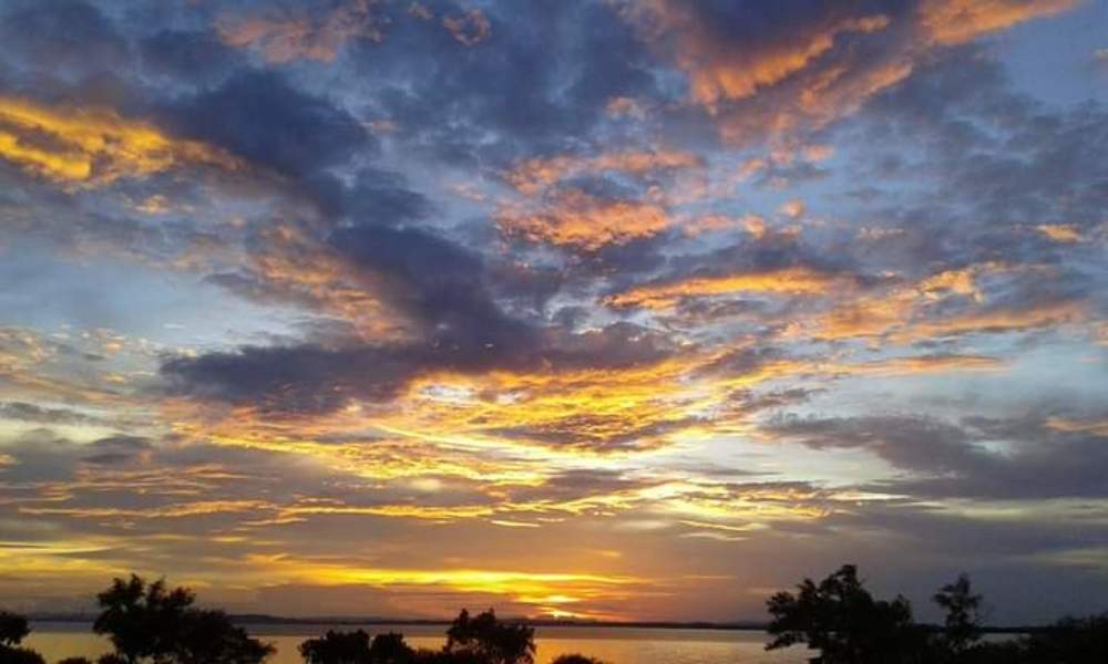 Entardecer em Porto Alegre