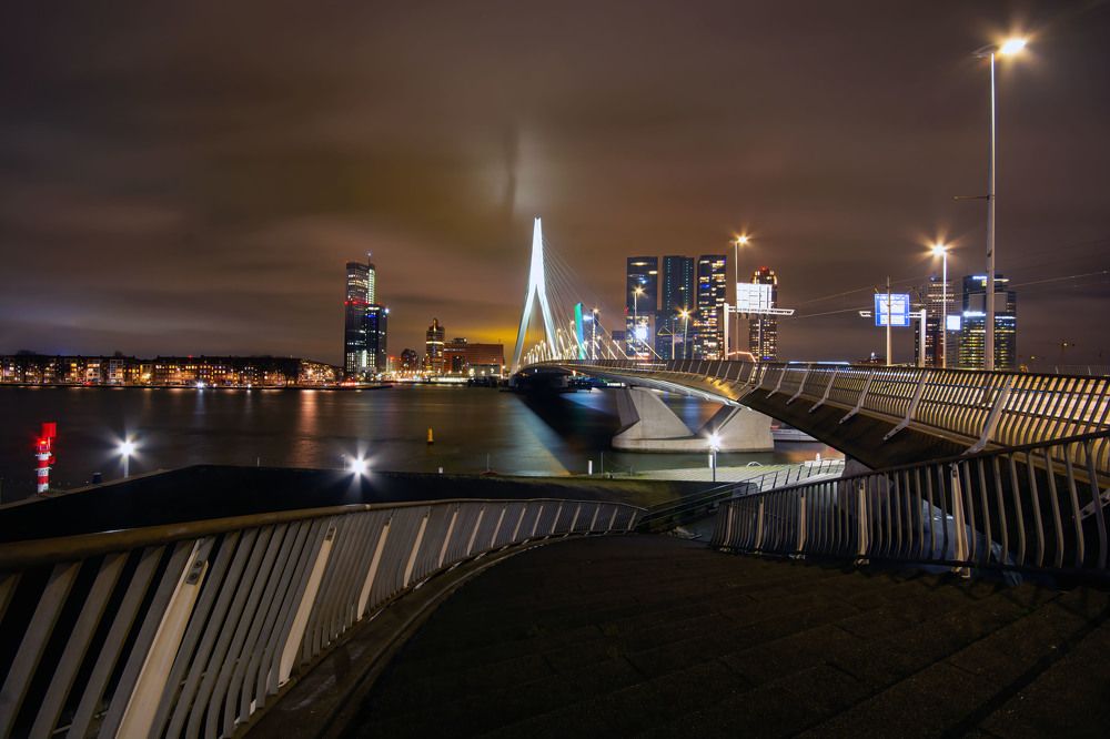 Rotterdam at night