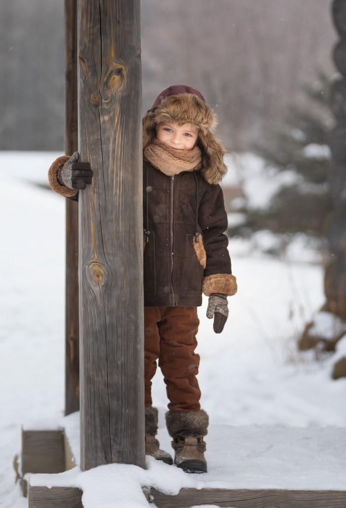 Зимняя деревня