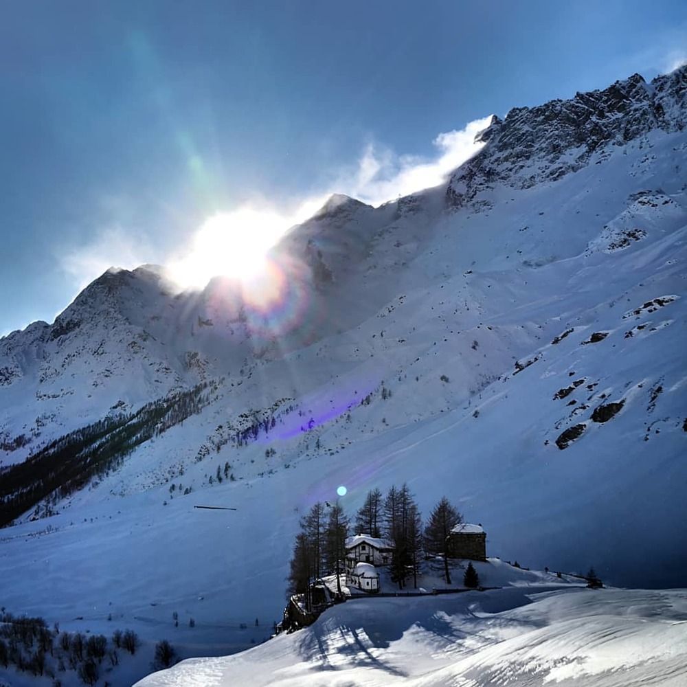Shadows in the mountains