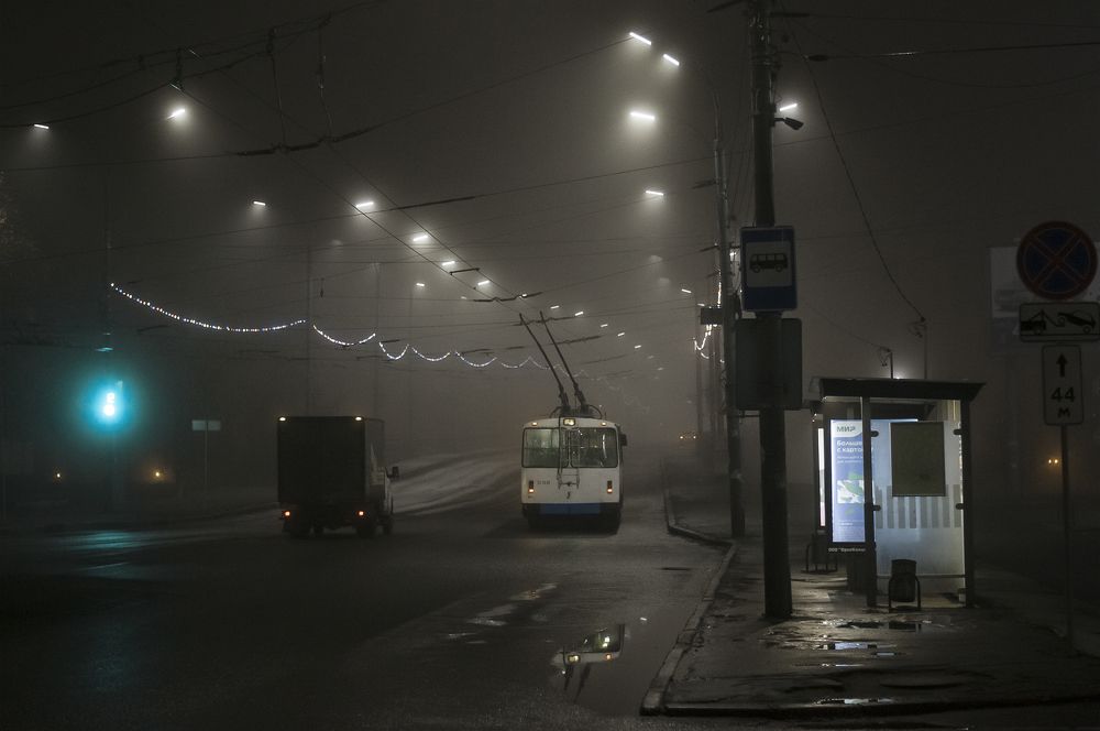 Streets in the Misty Night...