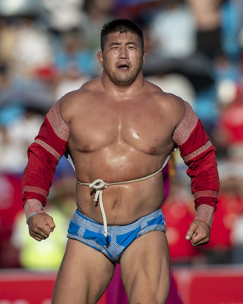 Mongolian Traditional Wrestler