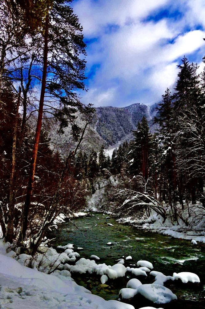 Зима в Архызе.