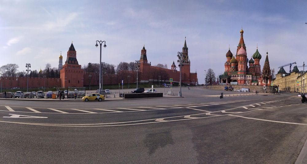 Москва.Начало пандемии...