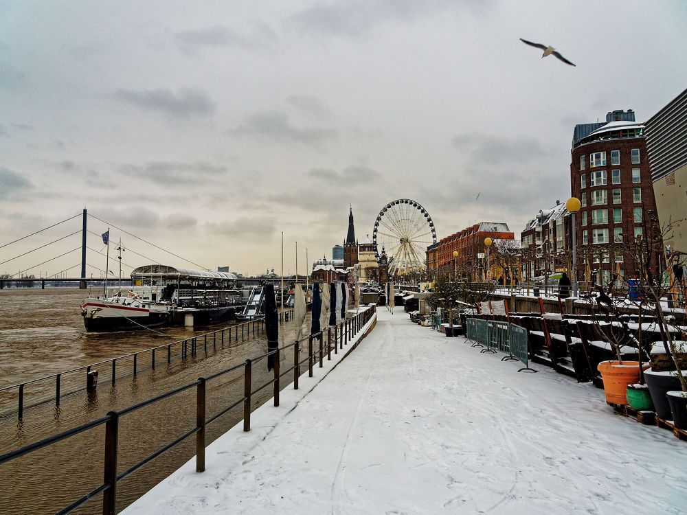 Зима в Дюссельдорфе