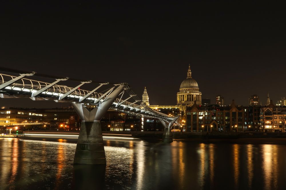Millennium Bridge and St Paul's Cathedral