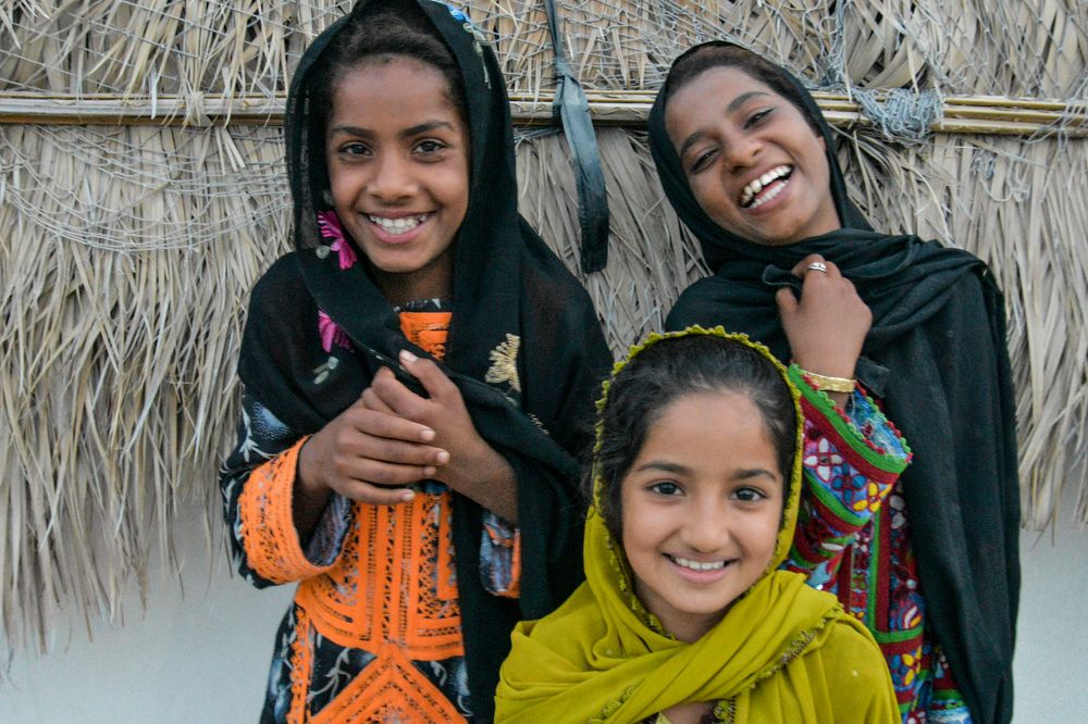 The joy of local girls