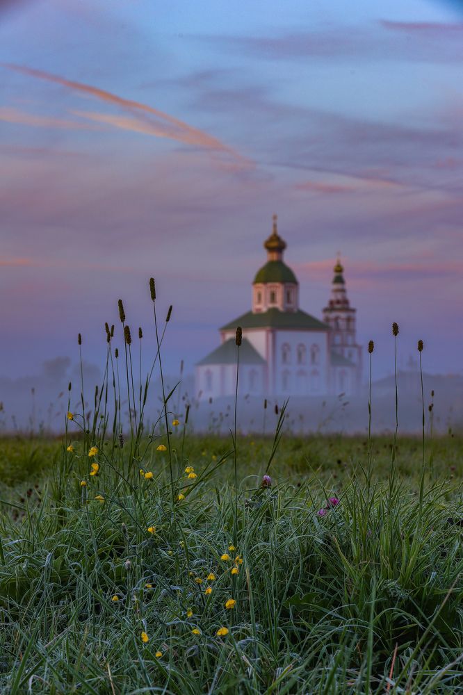 Морозный рассвет...