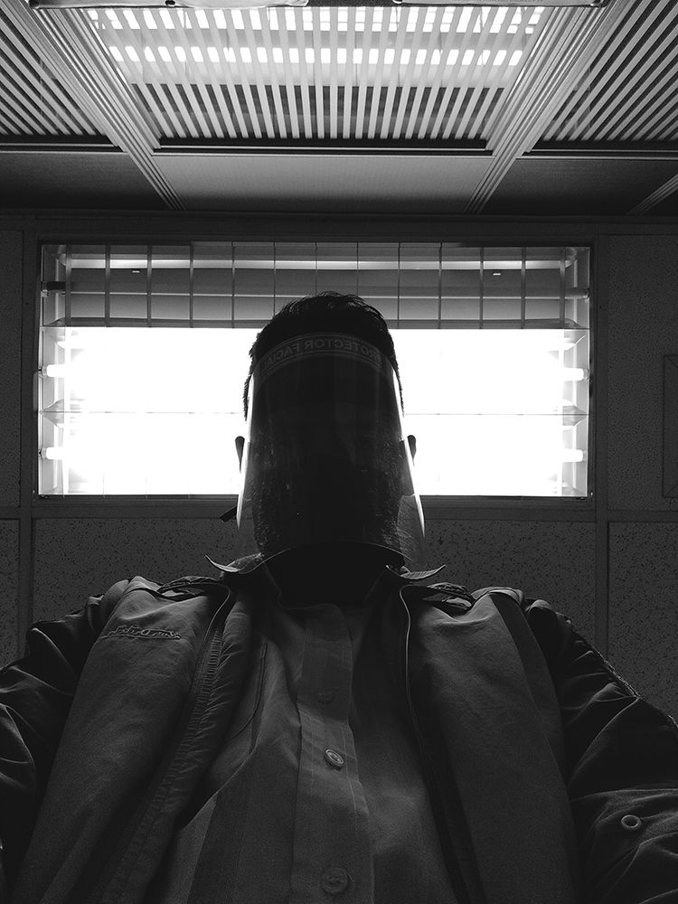 Selfie in the office