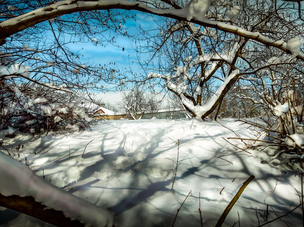 Пушистый снег