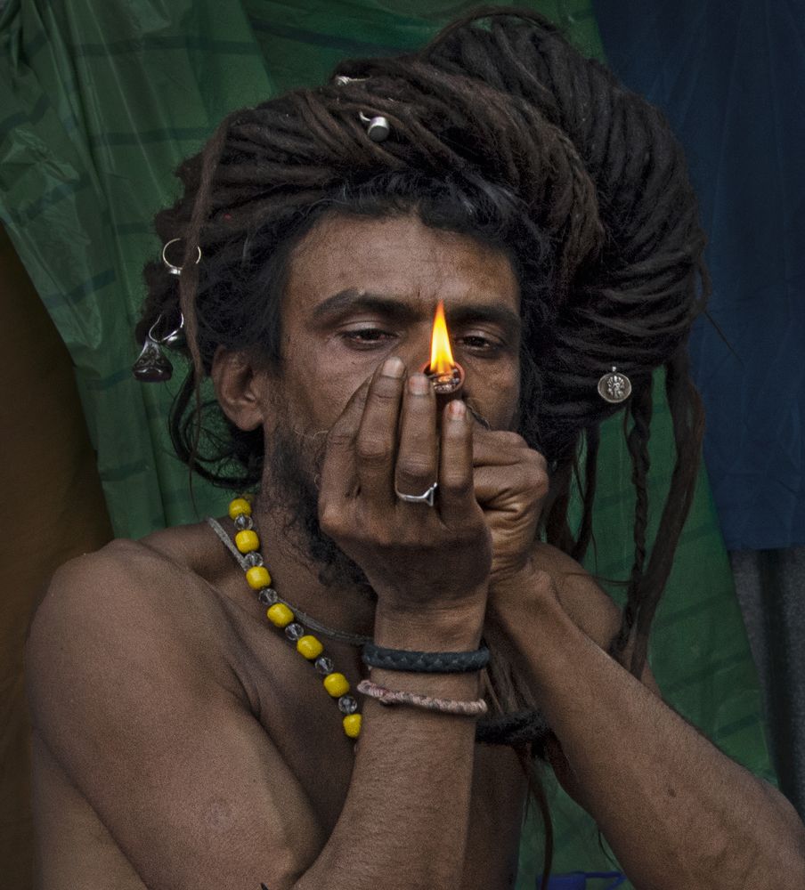 The sadhu of India.
