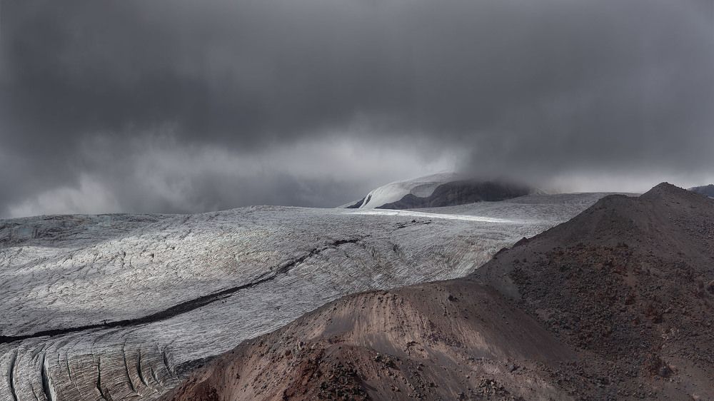 Ледники Эльбруса...