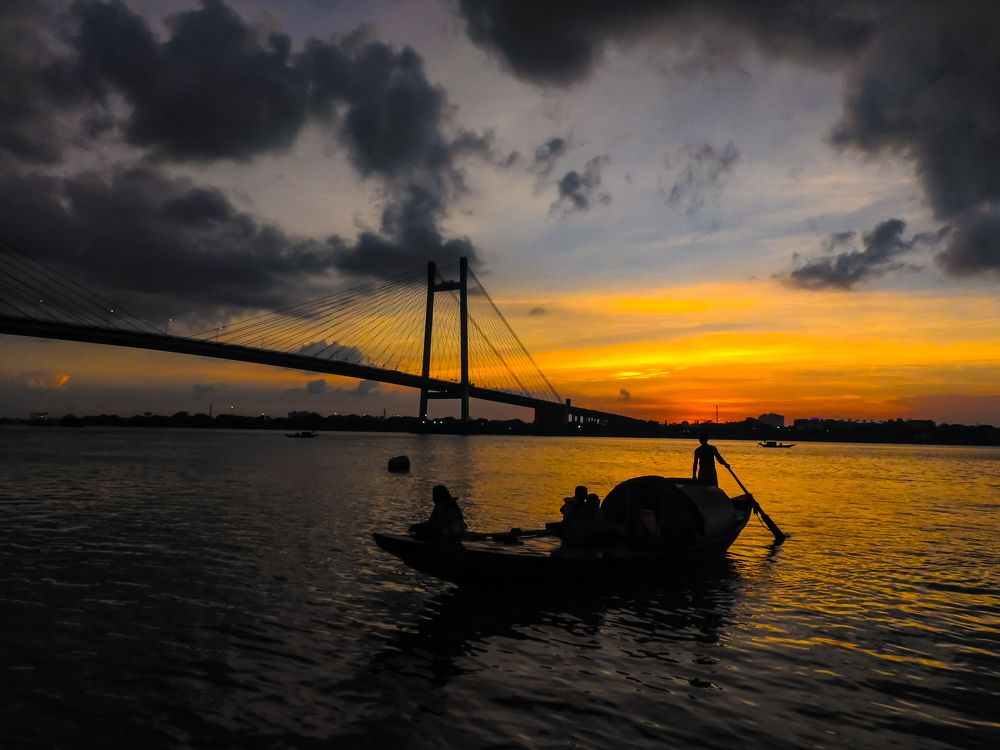 A majestic evening in Kolkata
