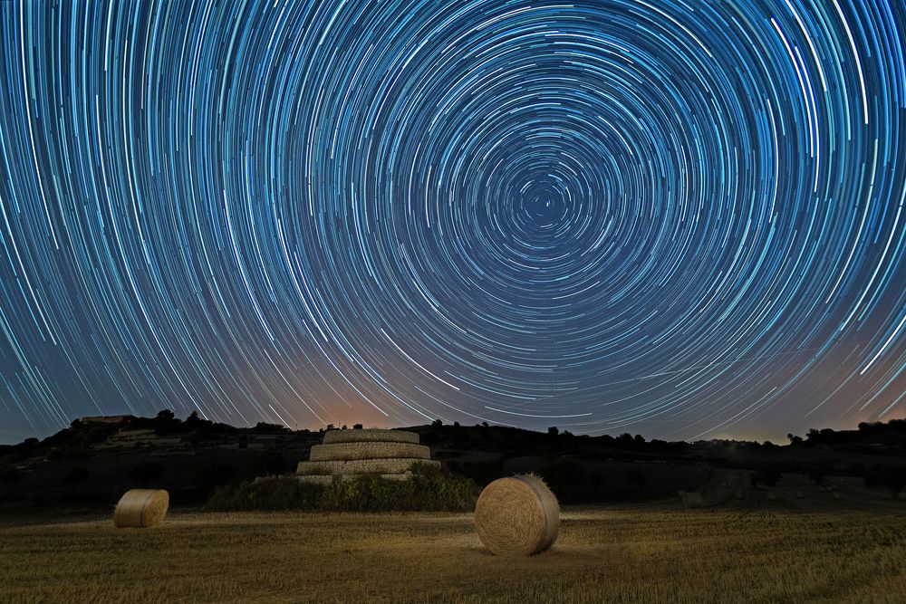 Star Trail over the "Muragghiu"