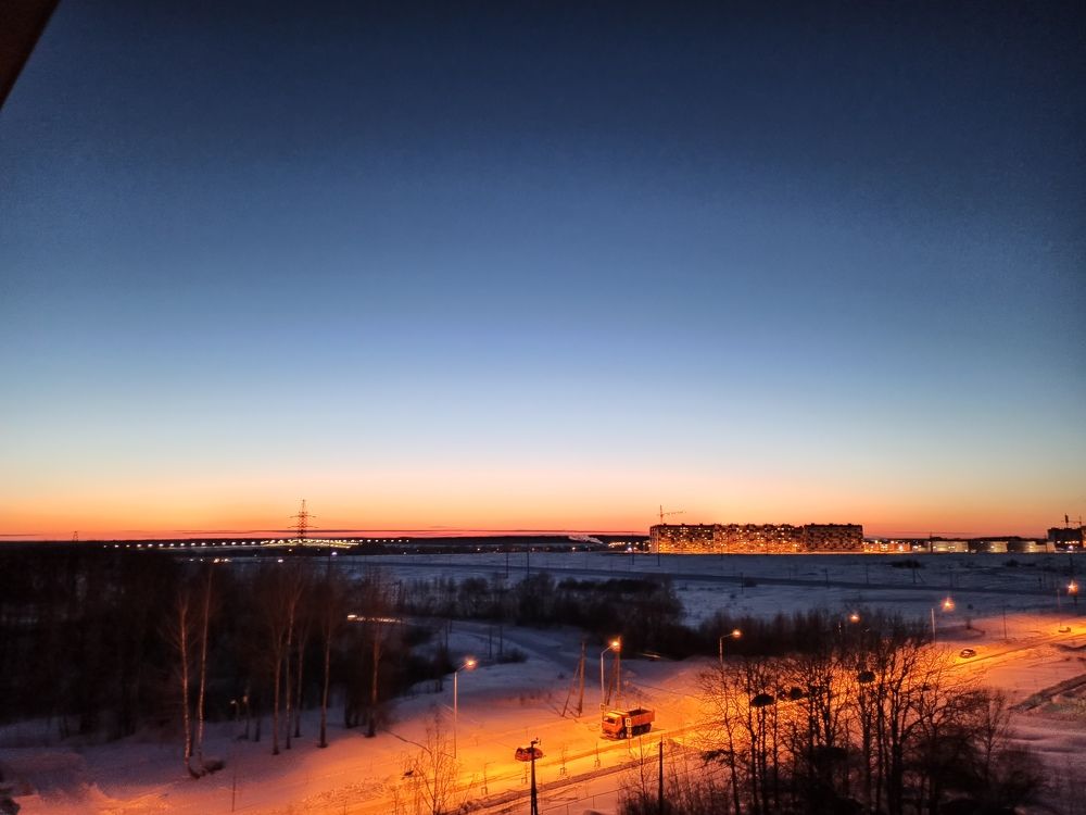 Февральской вечер