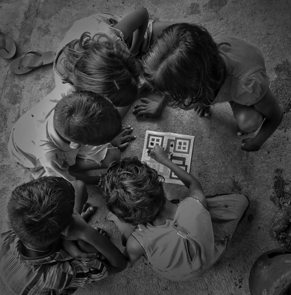 Life of village children during lockdown in india.