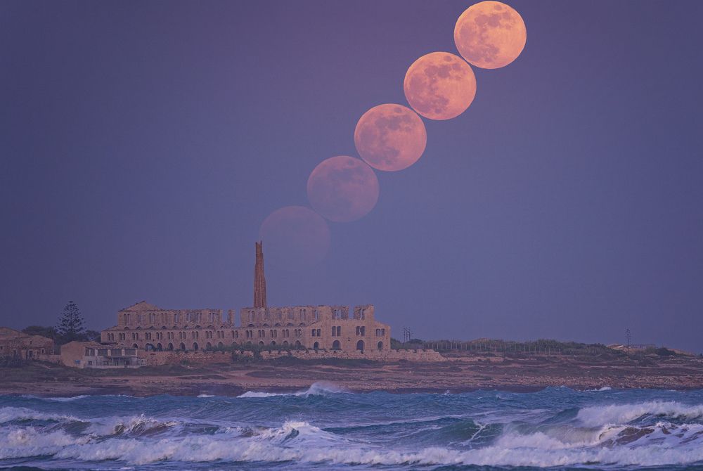 Moon over the furnace