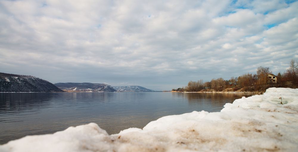 Зимой на Волге