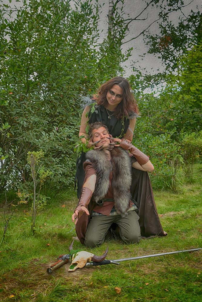 Добрый  молодец   и  Ведьма.