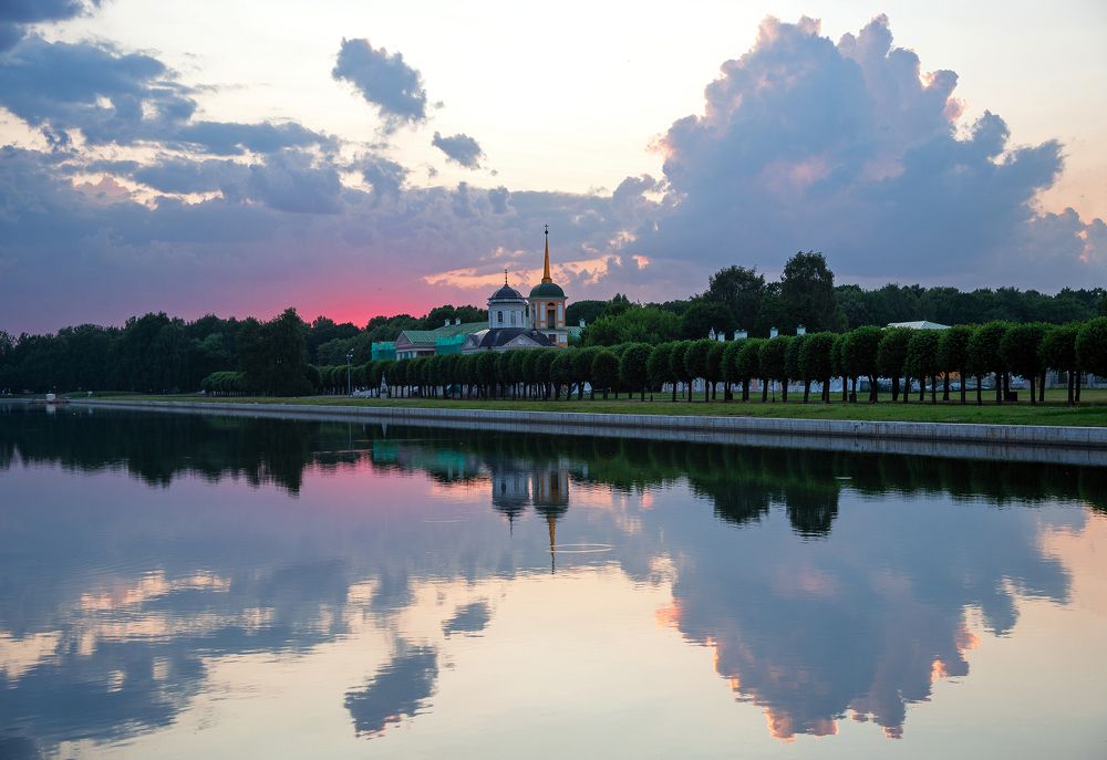 Закат в Кусково