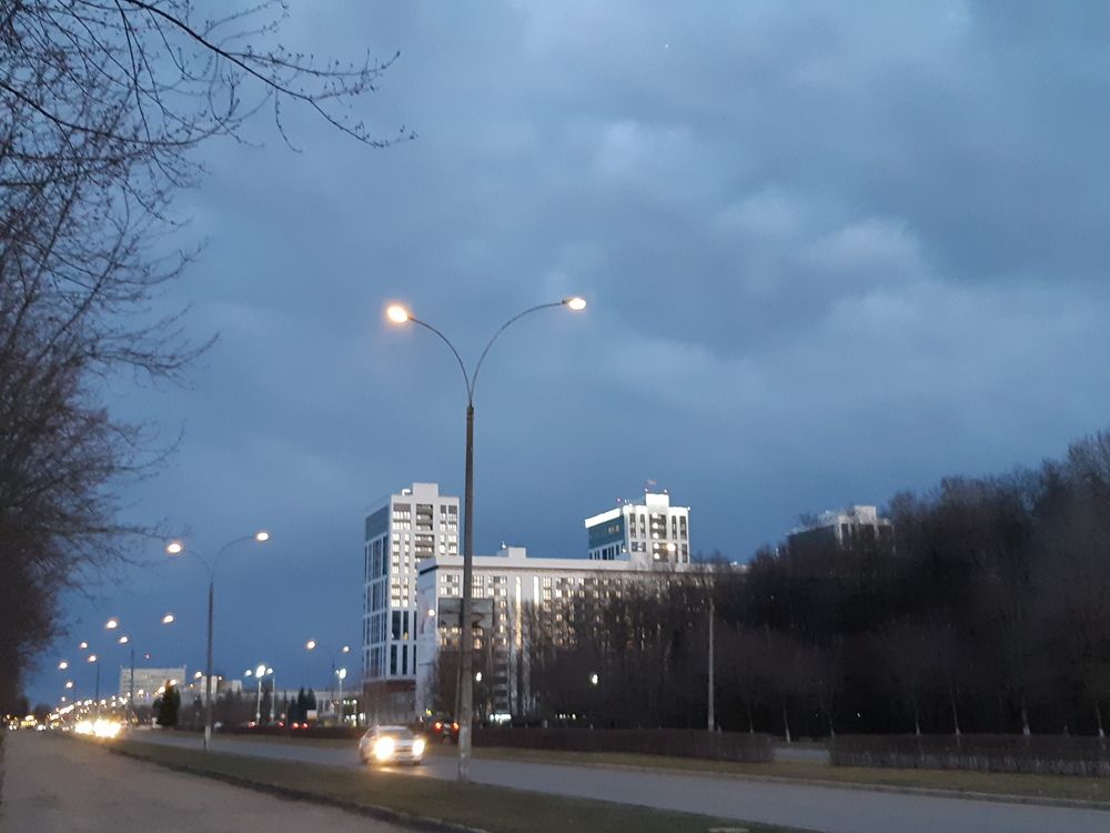 Тучи над городом встали