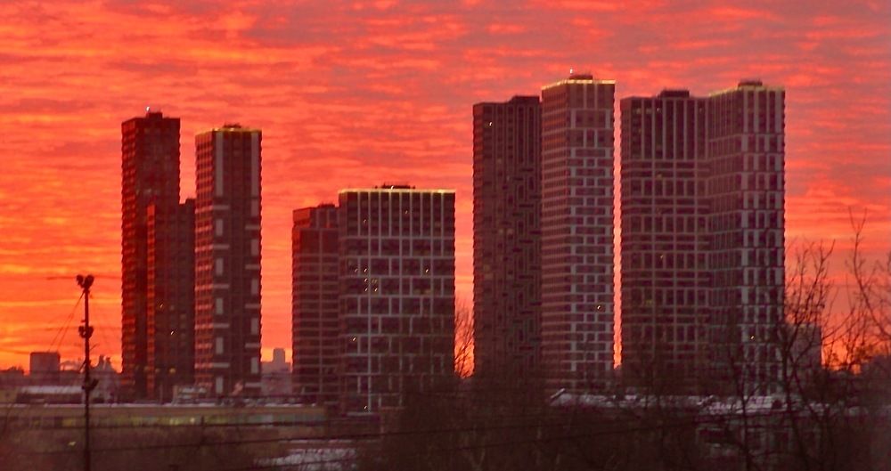 Мегаполис Магия заката