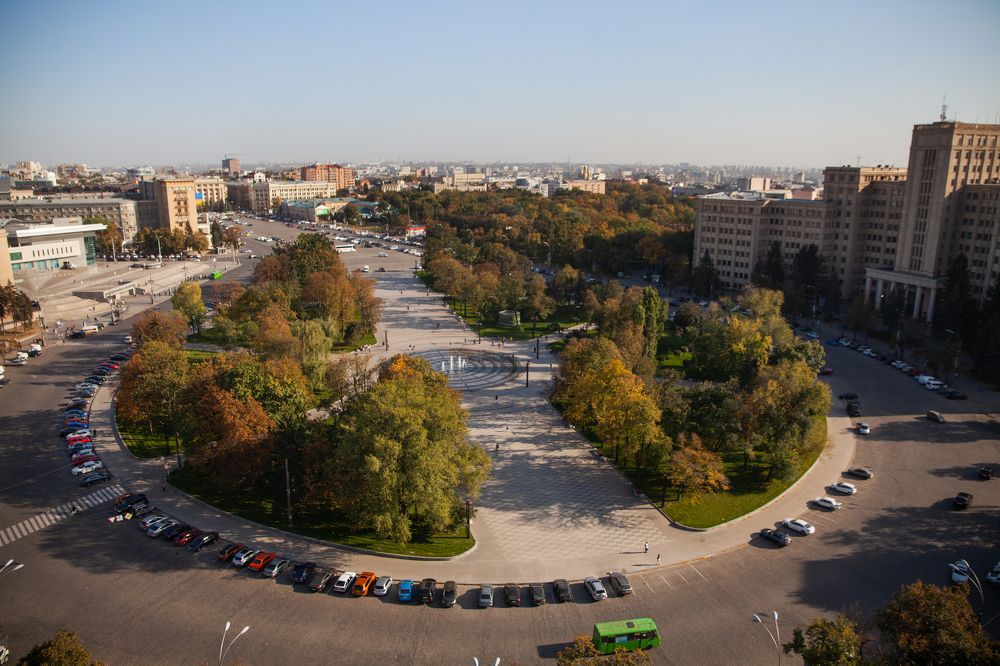 Вид с Госпрома, Харьков